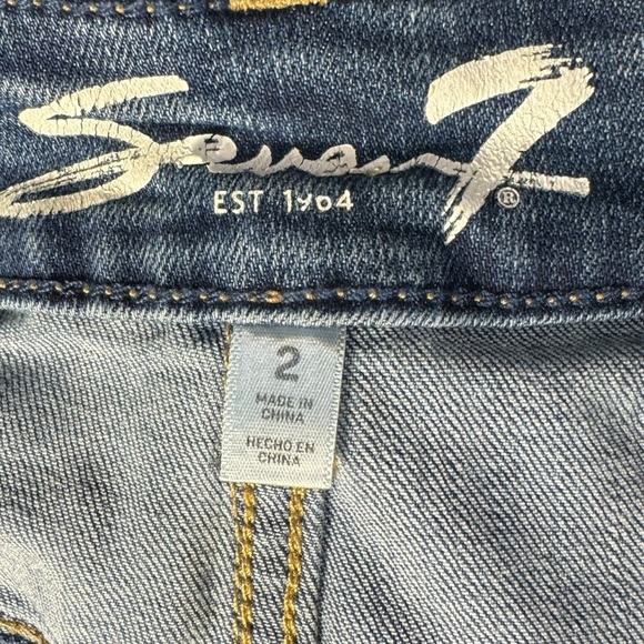 Seven7 High Rise Wide Leg Jeans Womens size 2 - Picture 8 of 10